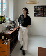 サマーレザーハーフシャツ / Summer Leather Half Shirt
