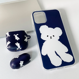 ソフトベアネイビーフォーンケース / Soft Bear navy Phone Case