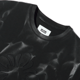 [24SS LSD COLLECTION] MUGUNG Applique Bleach Washed T-shirt_Black