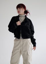スエードステッチジャケット/Suede Stitch Jacket (2color)