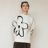 フラワーニット/FLOWER KNIT_IVORY