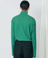 ハリスシルキータートルネックロングスリーブ / harris silky turtle neck long sleeve green