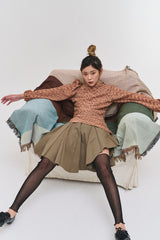 リボンレースアップローファー / ribbon lace-up loafers