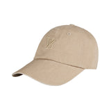 [VARZAR] 3D Monogram Pigment Over Fit Ball Cap Beige