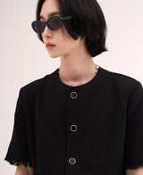 オーディンツイードダメージカーディガン/[MADE] Odin Tweed Damage Cardigan (2 color)