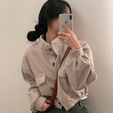 [Satisfaction 100%] Coming soon Banding Cropped Short Jacket/Coat - 5 colors