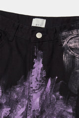 オウンベベクレヨンハンドペインティングパンツ / OWN Bebe Crayon Hand Painting Pants (2 colors)