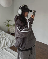 (UNISEX) ドスフリースストリングフード
