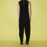 コーデュロイラウンデッドパンツ / Corduroy rounded pants black