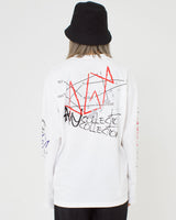 落書きプリントロングスリーブTシャツ / HAND DRAWING L/S (4592245538934)