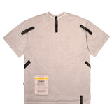 23 フランケンシュタインピグメントオーバーサイズTシャツ / 23 FRANKENSTEIN PIGMENT OVERSIZED T-SHIRTS BEIGE / CHARCOAL
