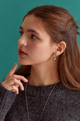 My heart combi earring