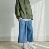 クロップパンツ / unisex crop pants denim (banding)