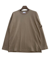 Extended Sleeve Loose Fit Crew Neck T-Shirt (6693672779894)