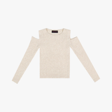 カットアウトショルダーセーター / CUT OUT SHOULDER SWEATER