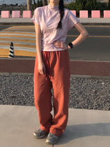 プリンティングハーフタートルネックT