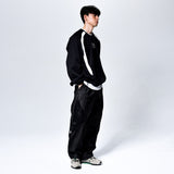 DIPPING SAUCE TWO TUCK DENIM PANTS