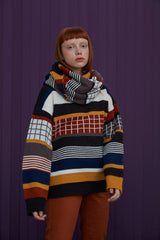 [SIGNATURE]マルチストライプニット / MULTI STRIPE KNIT (4526617198710)