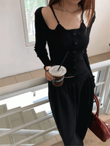 Hazelnut inner long sleeve tee