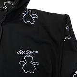 コラボレーショントップス（ブラック） I ひかりんちょ × AQO studio space