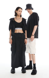 HALF ZIP-UP JUMPER_BLACK