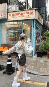 rustling wind string skirt