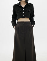 トリップロングスカート / Trip long skirt (2color)