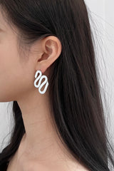 no.5ピアスシルバー / no.5 earring silver