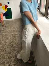 サマーパレットデニムパンツ
