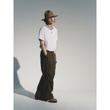 ニットカラーラウンドTシャツ / KNITTING COLLAR ROUND T-SHIRT_WH