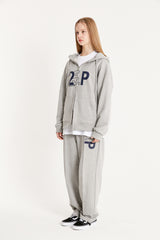 センスロゴフ―ドジップアップ/25P SENSE LOGO HOOD ZIP UP_GRAY