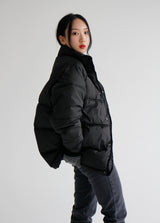 クラウンベーシックショートダウンジャケット/Crown Basic Short Padding (4color)