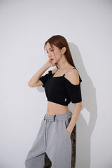 チェーンオフショートスリーブTシャツ/TOP(9366) Chain OFF Short Sleeve T