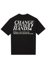キャンペーンTシャツピザ/[ENJOY YOUR MEAL] CAMPAIGN 1/2 T-SHIRT PIZZA _BLACK