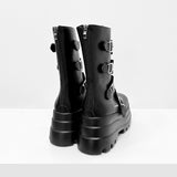 Buckle Platform Boots on Key