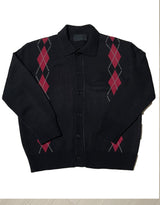 アーガイルカーディガン / Argyle cardigan