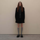 Black Cancan Mini Skirts