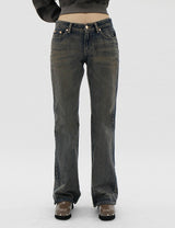 モカブーツカットデニムパンツ / no.3003 Mocha Bootcut Denim Pants