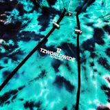 TZ TIE-TILL-DYE HOODIE - GREEN & BLACK (6664231420022)