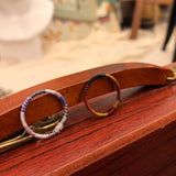 レターリング2 / [CCNMADE] LETTER RING 3 (Navy) (6677934768246)