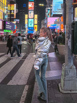 ウエスタンセミブーツカットデニムパンツ