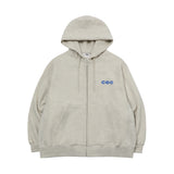 CEC ZIP-UP HOODIE(OATMEAL)