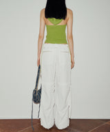 コンバーティブルパラシュートパンツ / CONVERTIBLE PARACHUTE PANTS (IVORY)