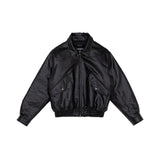 エコレザーMA-1ジャケット / ECO LEATHER MA-1 JACKET