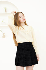 lace chiffon blouse (6688682508406)