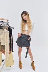アンダーツイストニットカーディガン/Under Twisted Knit Cardigan (4 colors)