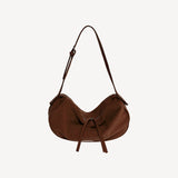 SUEDE BAGUETTE BAG
