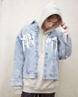 ドロップショルダープリントGジャン / DROPED SHOLDER PRINTED DENIM JKT (4580949065846)