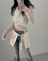 Open Crop Halterneck Sleeveless