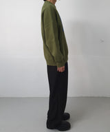 RE:ON RELAXED KNIT SWEATER (KHAKI)